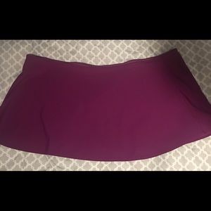 Cazimi Plus size swim stretch Purple Swim Skirt